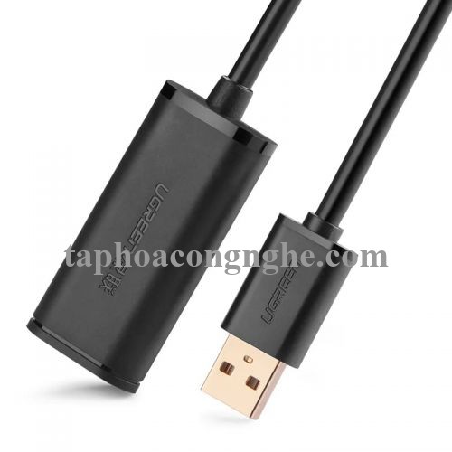 Ugreen 10326 30M màu Đen Cáp tín hiệu nối dài USB 2.0 có chip khuếch đại cao cấp US121 30010326